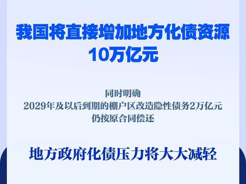 皇冠信用網结算日_新华社权威快报|直接安排10万亿元皇冠信用網结算日！地方政府化债压力将大大减轻