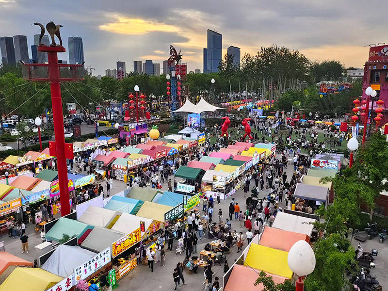 皇冠信用網出租_乐享“双节”假期 大运河边月亮河小镇非遗市集开市