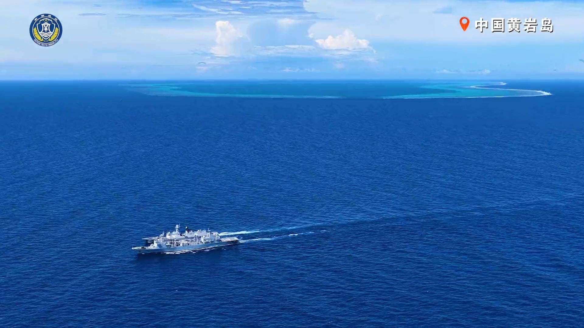 洲际附加赛1组_突发！菲律宾女记者拍摄到洲际附加赛1组，中国庞大舰队现身黄岩岛，与美舰对峙